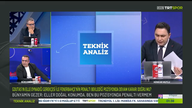 Yayın bandı: COUTAS'IN ELLE OYNADIĞI GEREKCESİ İLE FENERBAHCE'NİN PENALTI BEKLEDİĞİ POZİSYONDA DEVAM KARARI DOĞRU MU?